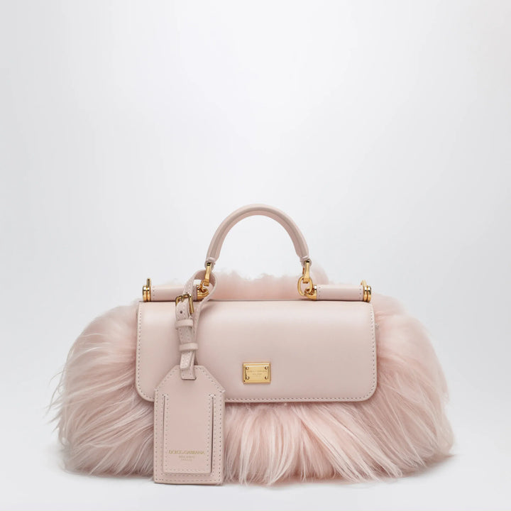 Dolce&amp;Gabbana - My Sicily mini handbag in kidassia and calfskin, powder Brand Apparel &amp; Accessories TU