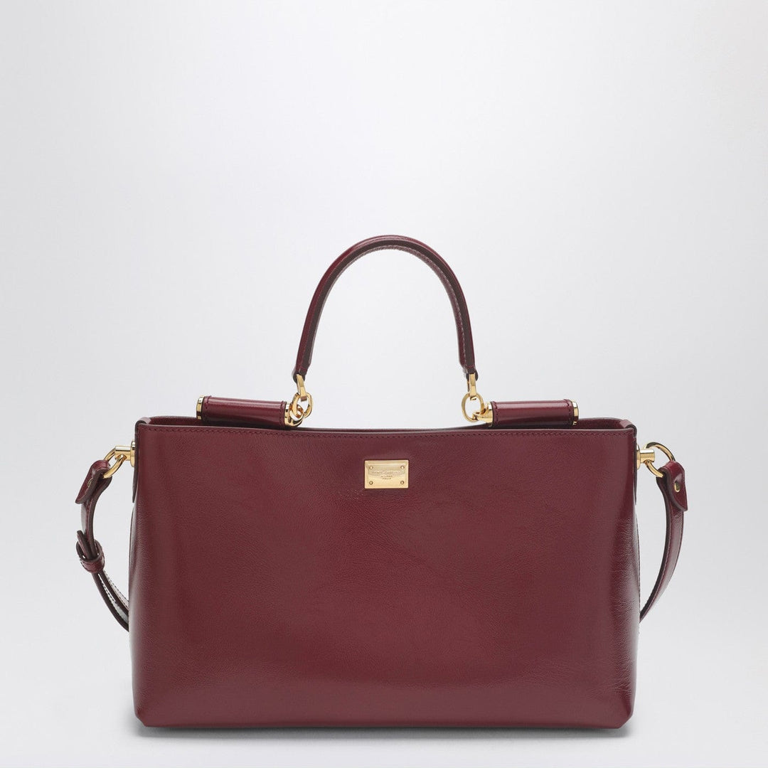 Apparel & Accessories TU Dolce&Gabbana - Vittoria handbag in dark red leather Brand