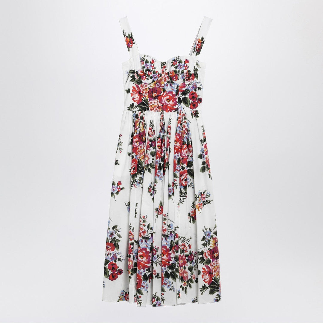 Apparel &amp; Accessories Dolce&amp;Gabbana - White dress with floral print Brand