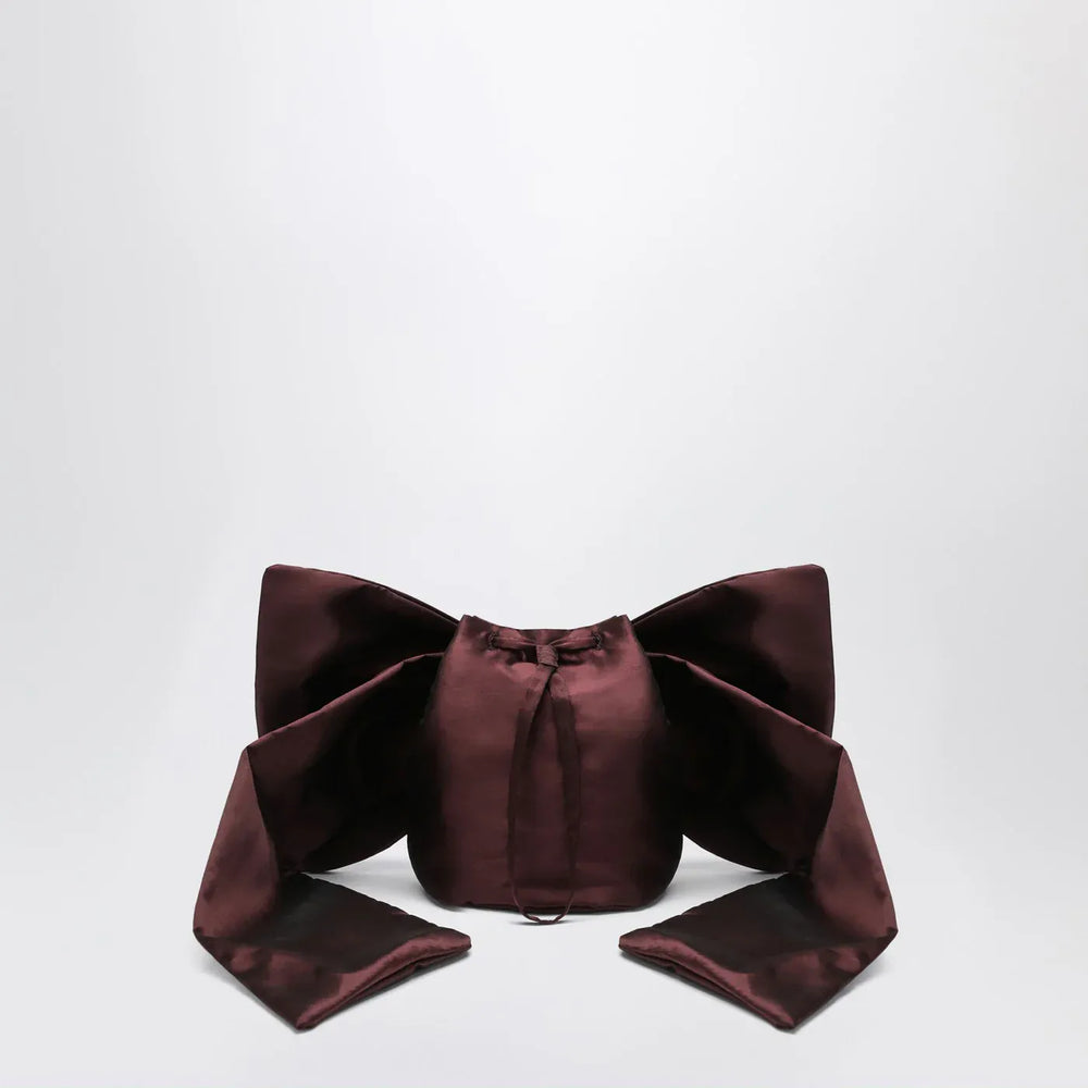 Douuod - Adda bag with brown bow Brand Apparel & Accessories TU