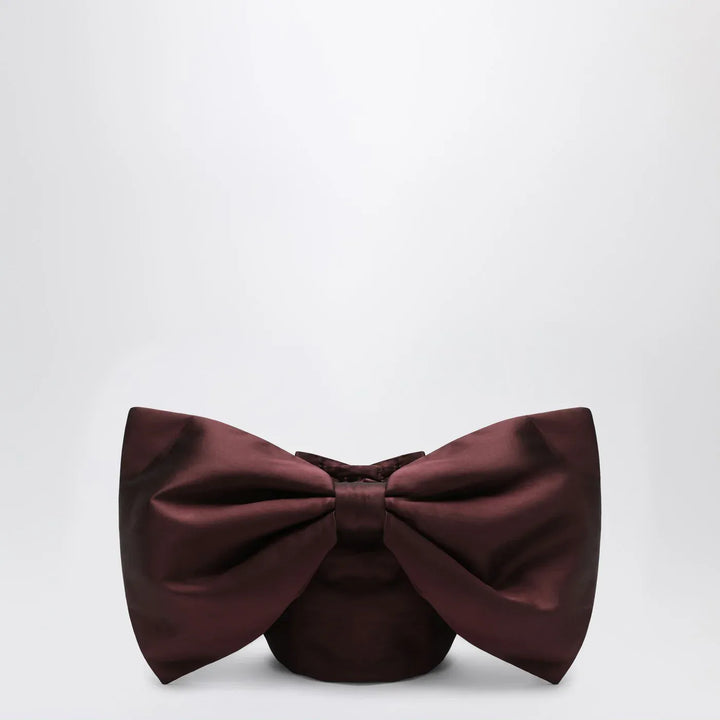 Douuod - Adda bag with brown bow Brand Apparel &amp; Accessories TU