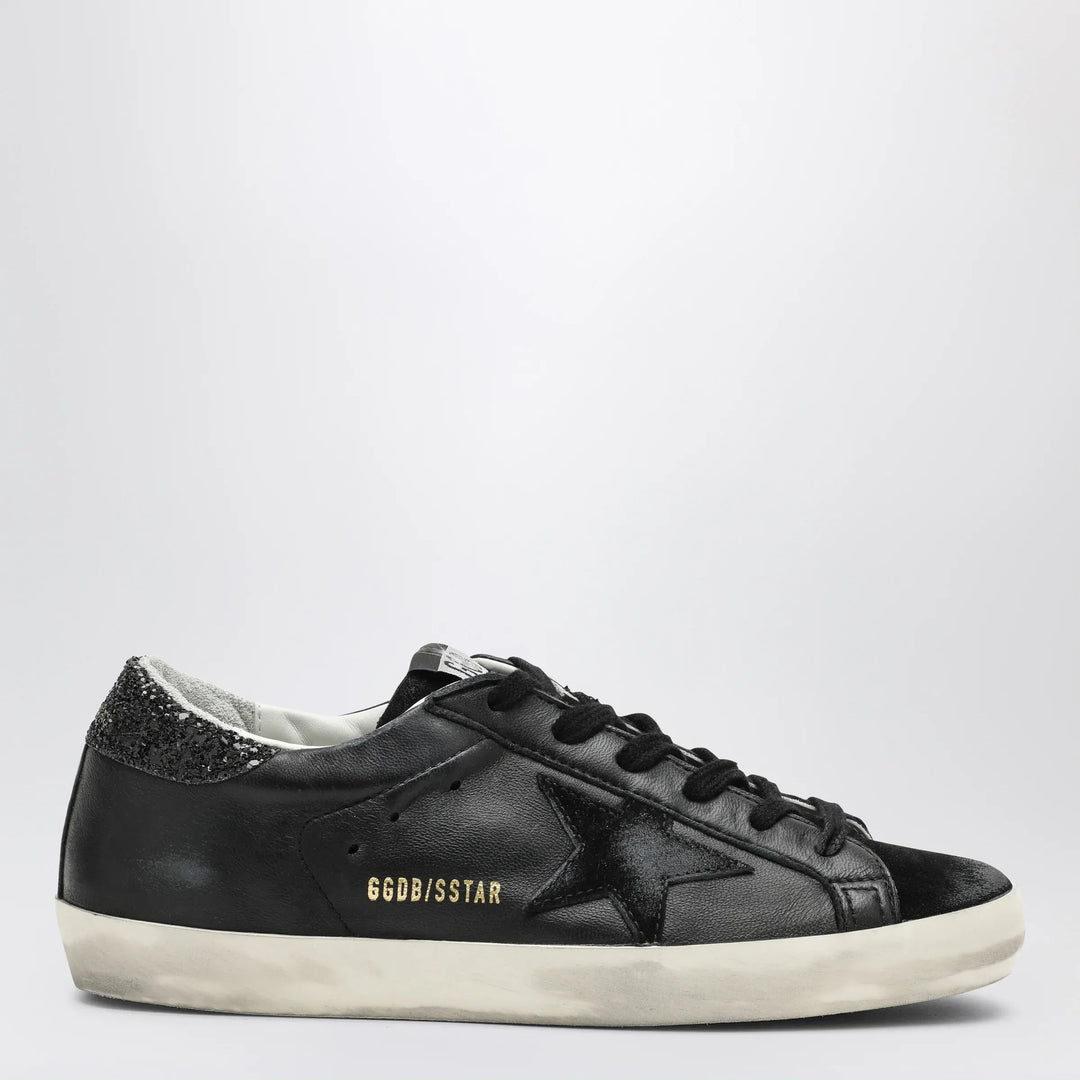 Golden Goose - Super-star black low trainer with rhinestones Brand Apparel &amp; Accessories