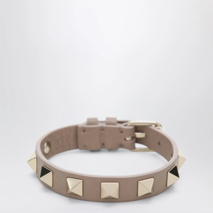 Valentino Garavani - Rockstud bracelet in powder pink leather Brand Apparel &amp; Accessories > Jewelry U