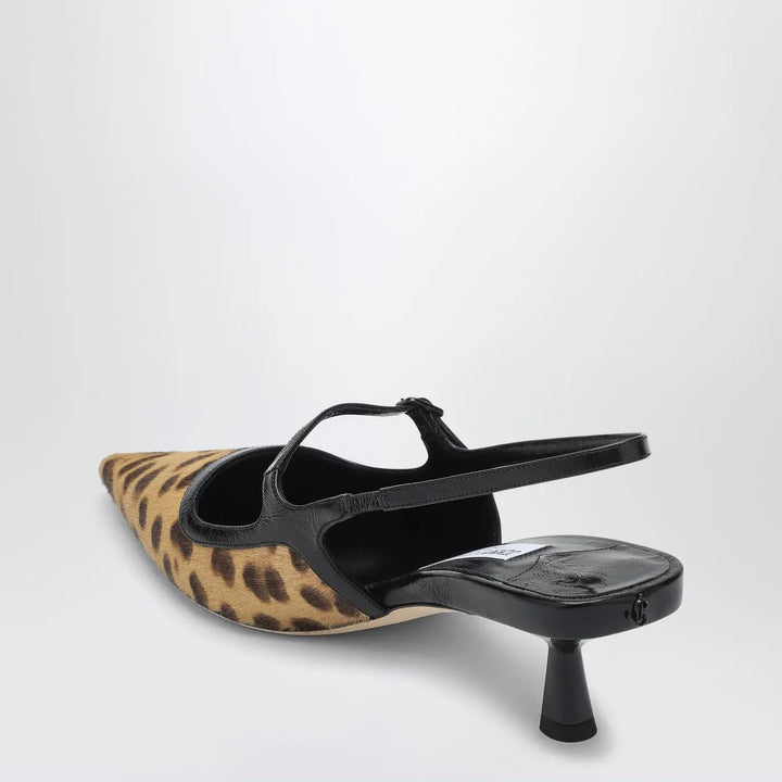 Jimmy Choo - Didi 45 slingback in leopard print pony skin Brand Apparel &amp; Accessories