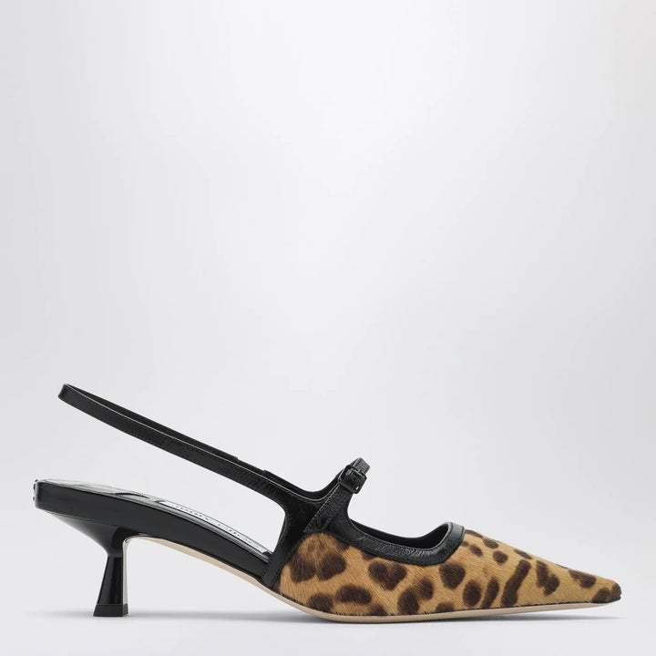 Jimmy Choo - Didi 45 slingback in leopard print pony skin Brand Apparel &amp; Accessories 36 IT