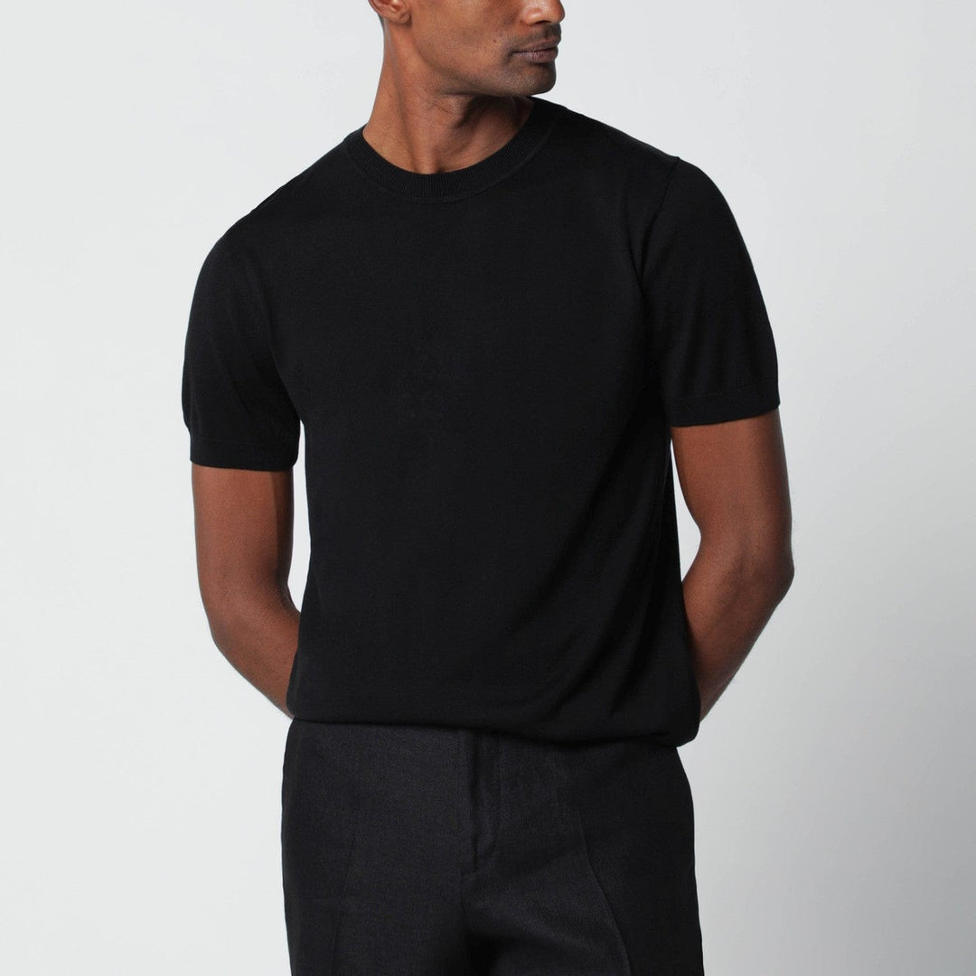 Apparel &amp; Accessories Lardini - Black wool-blend knit Brand