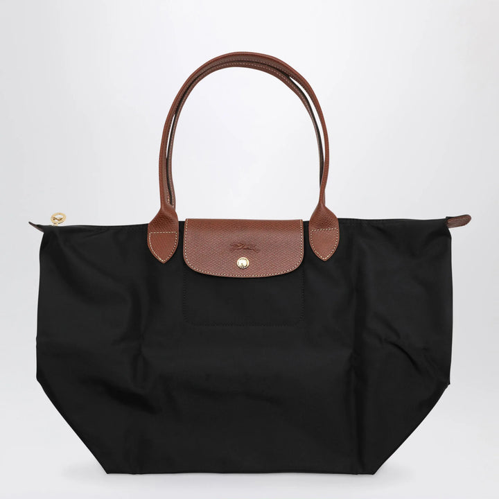 Longchamp - Black Le Pliage Original M bag Brand Apparel &amp; Accessories U