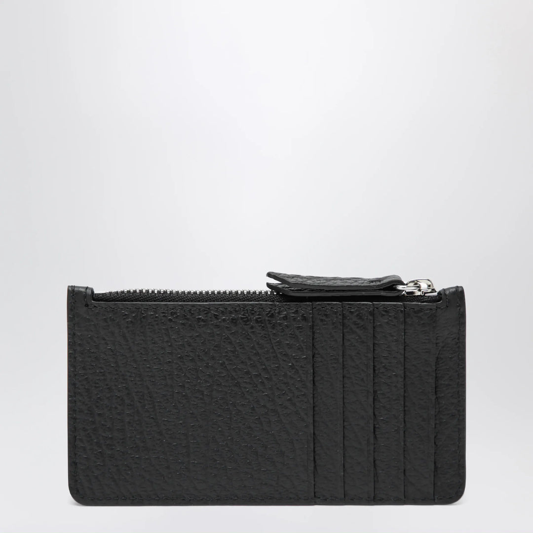 Maison Margiela - Black Four Stitches Zip Cardholder Brand Apparel &amp; Accessories TU