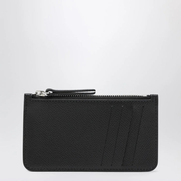 Maison Margiela - Black Four Stitches zippered card holder Brand Apparel &amp; Accessories TU