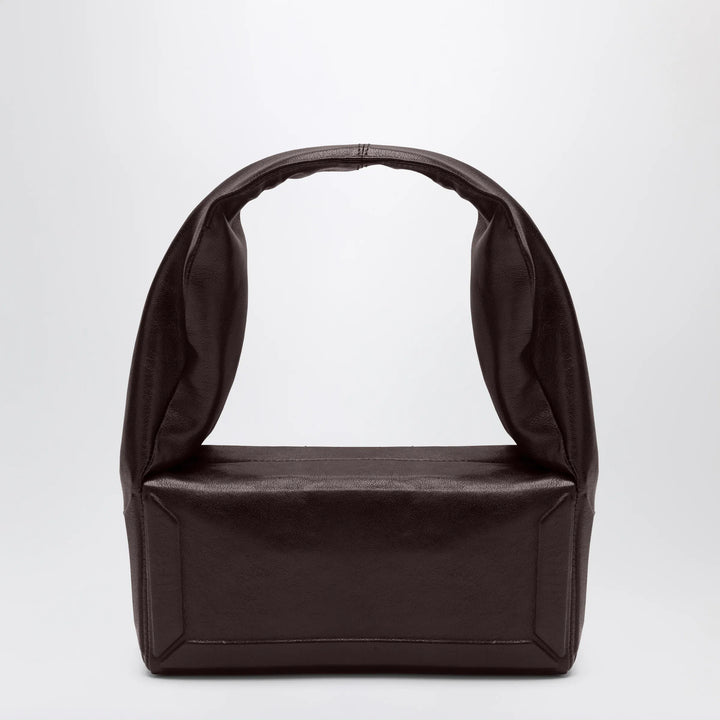 Maison Margiela - Box East West Small Bag in Burgundy Leather Brand Apparel &amp; Accessories U