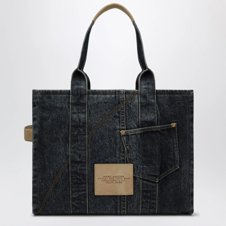 Marc Jacobs - The Cargo Tote Bag large in denim and suede Brand Apparel &amp; Accessories TU