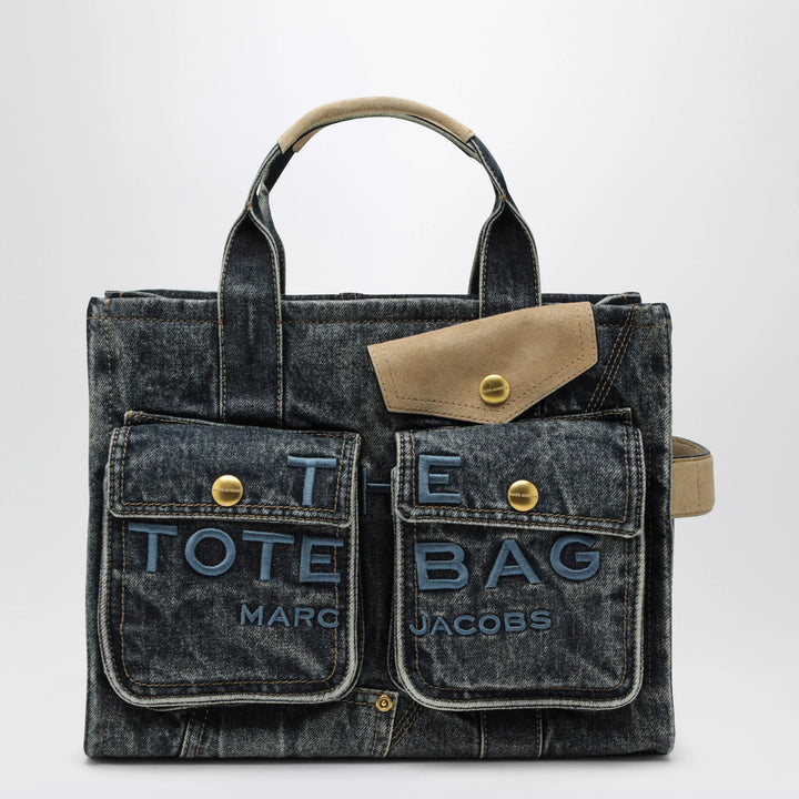 Marc Jacobs - The Cargo Tote Bag medium in denim and suede Brand Apparel &amp; Accessories TU