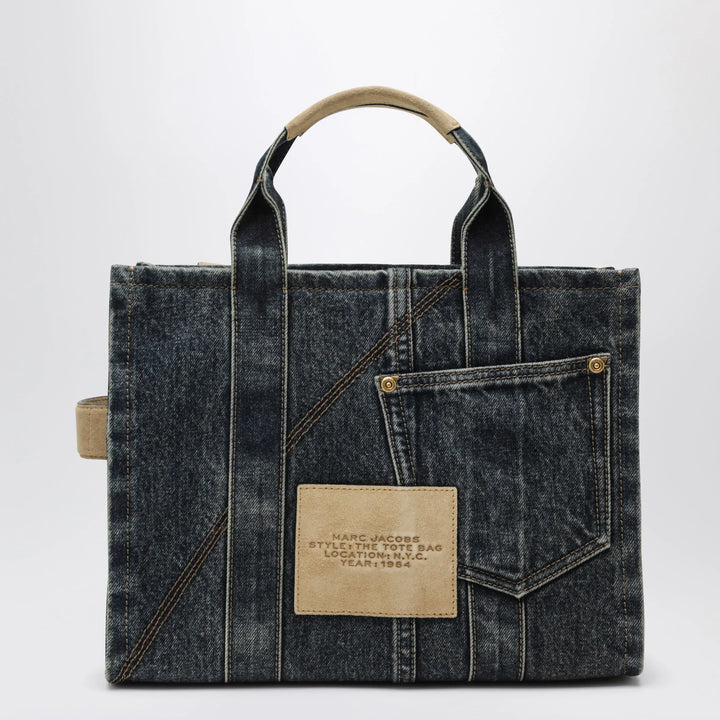 Marc Jacobs - The Cargo Tote Bag medium in denim and suede Brand Apparel &amp; Accessories TU