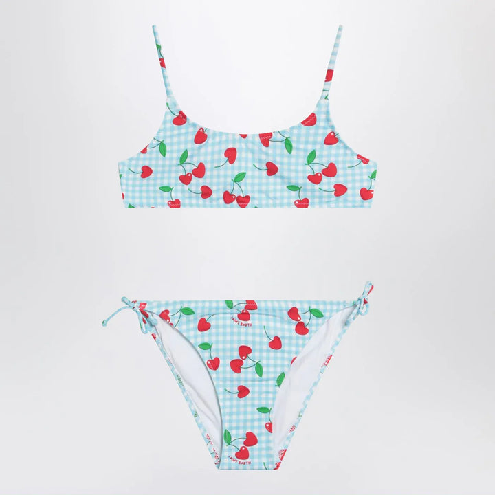 MC2 Saint Barth - Bralette bikini with Vichy and cherries pattern Brand Apparel &amp; Accessories 6