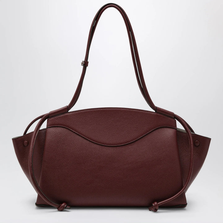 NOESI - Molly plum-colored bag in grained leather Brand Apparel &amp; Accessories TU