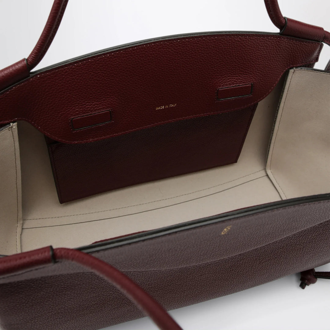NOESI - Molly plum-colored bag in grained leather Brand Apparel &amp; Accessories TU