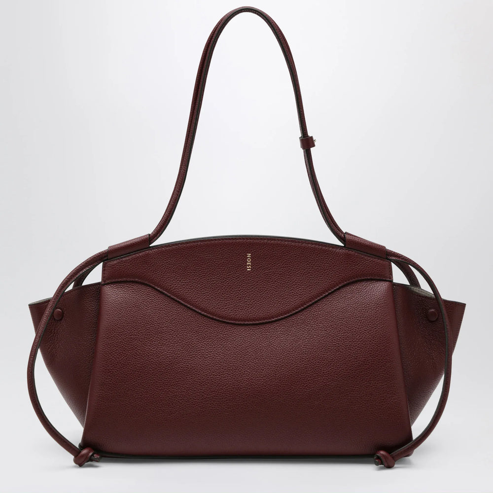 NOESI - Molly plum-colored bag in grained leather Brand Apparel & Accessories TU
