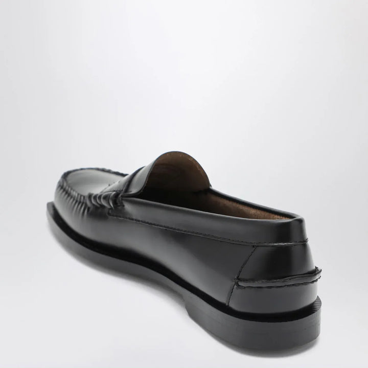 Sebago - Black Madison moccasins in leather Brand Apparel &amp; Accessories