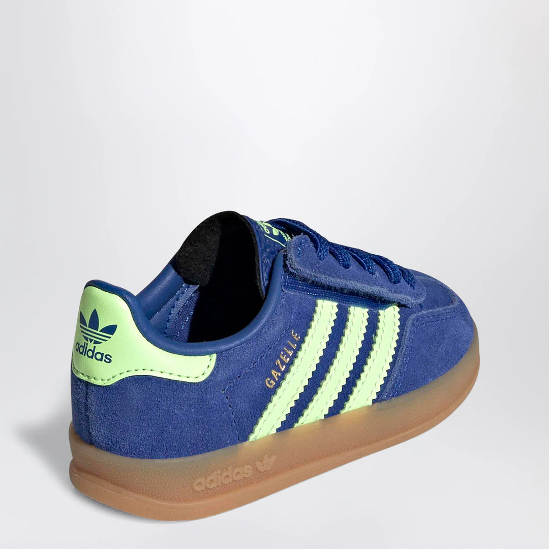 adidas Originals - Gazelle Indoor sneakers in Royal Blue / Green Spark / Gold Metallic Brand Apparel &amp; Accessories > Shoes
