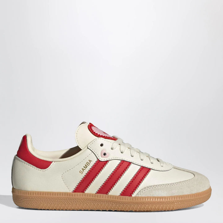 adidas Originals - Sneakers Samba Cream White/Better Scarlet/Gum Brand Apparel &amp; Accessories > Shoes 3UK UN