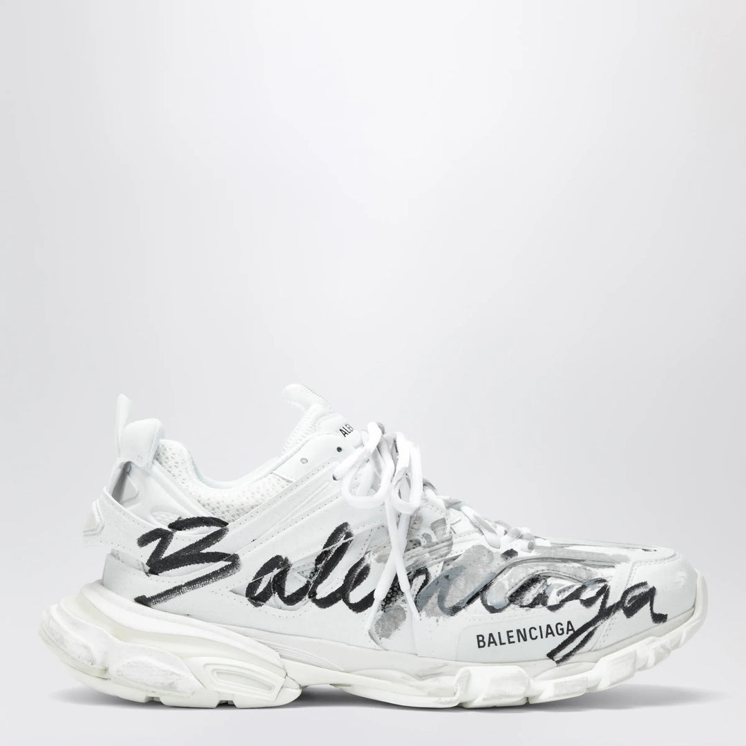 Balenciaga - Track Signature sneakers in white/black Brand Apparel &amp; Accessories > Shoes