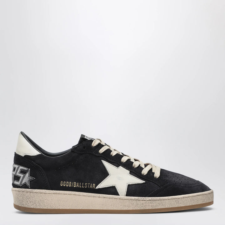 Golden Goose - Dark blue/white Ball Star sneakers in suede and leather Brand Apparel &amp; Accessories > Shoes 44 IT