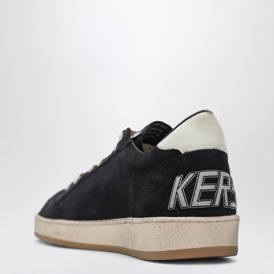 Golden Goose - Dark blue/white Ball Star sneakers in suede and leather Brand Apparel &amp; Accessories > Shoes 44 IT