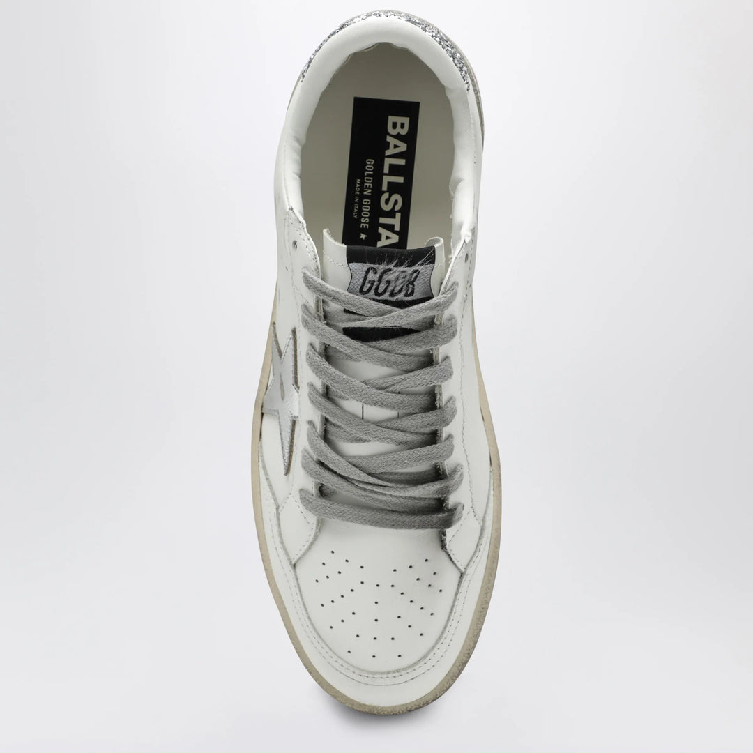 Golden Goose - White/silver/platinum glitter Ball Star sneakers Brand Apparel &amp; Accessories > Shoes 40 IT