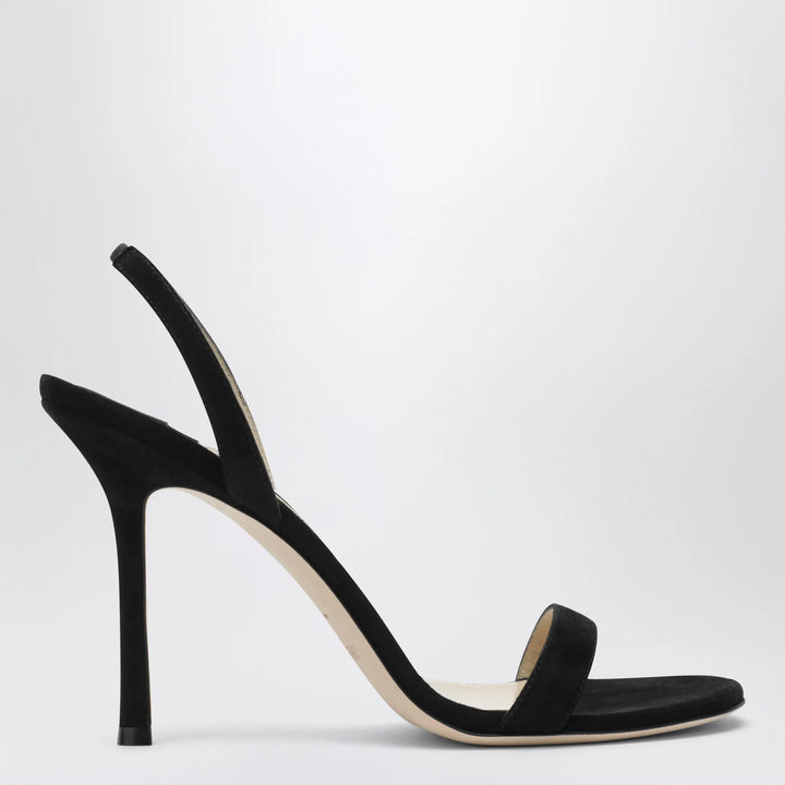 Jimmy Choo - Jenn 100 black suede sandals Brand Apparel &amp; Accessories > Shoes 36 IT