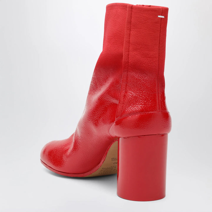 Maison Margiela - Red patent leather Tabi ankle boots Brand Apparel &amp; Accessories > Shoes