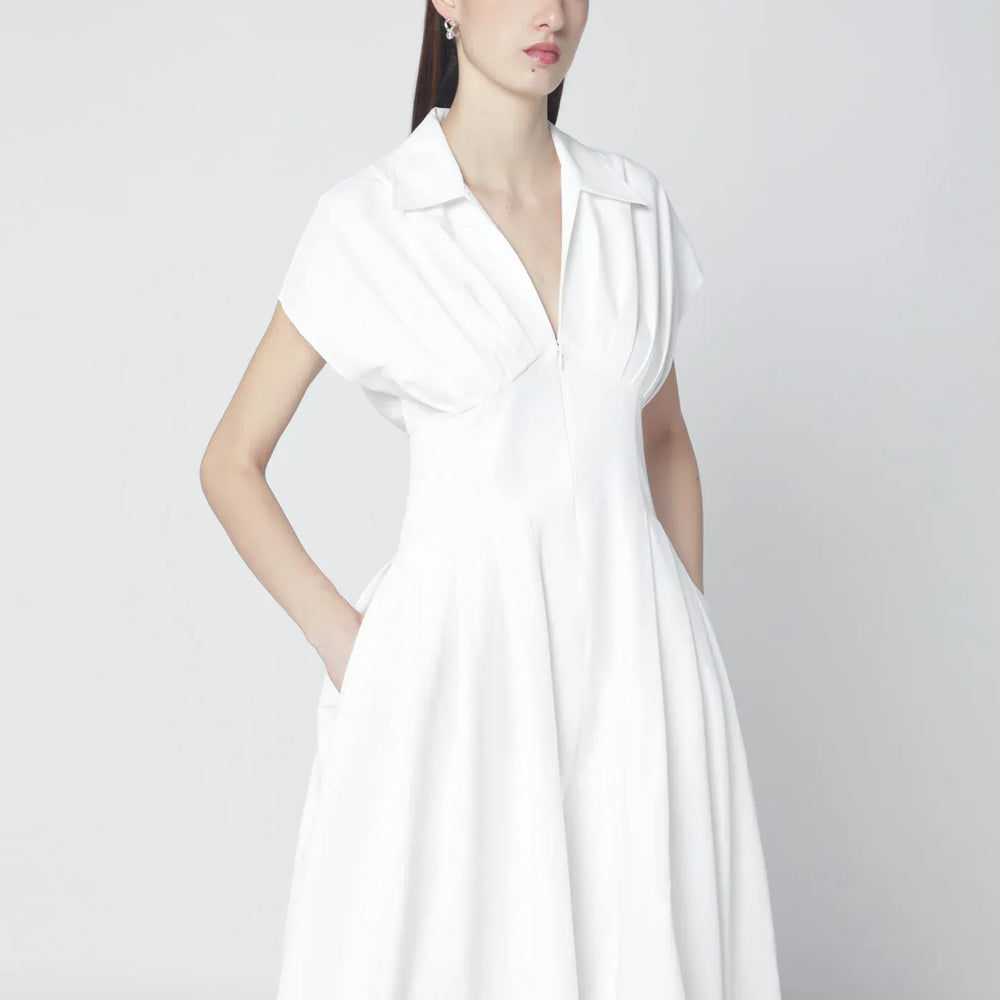 SIMKHAI - Farlow white midi dress Brand Apparel & Accessories