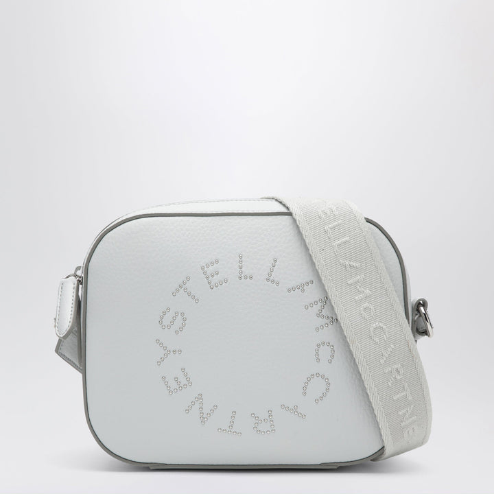 Apparel &amp; Accessories TU Stella McCartney - Pearl grey camera bag with logo and shoulder strap Brand