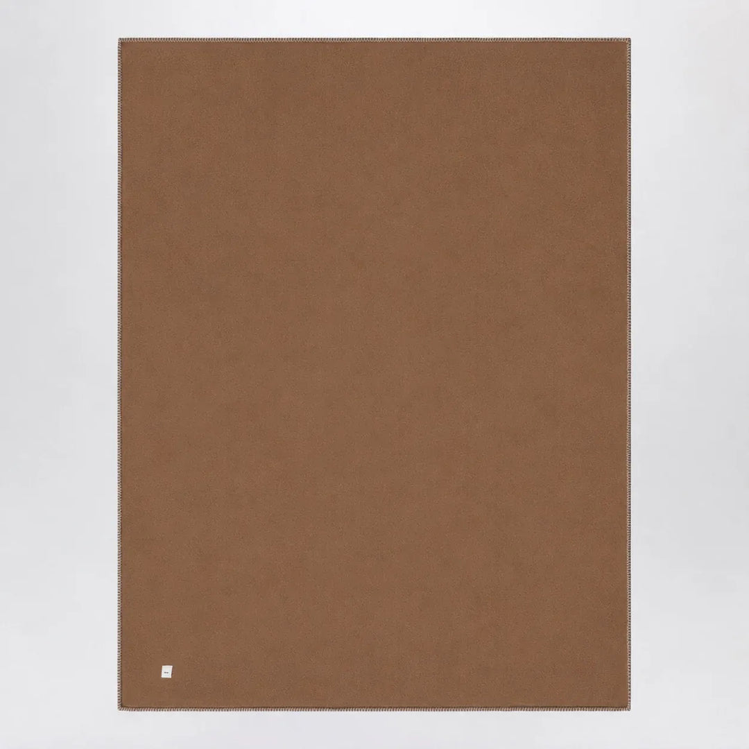 Tekla - Brown lambswool blanket Brand Apparel &amp; Accessories U
