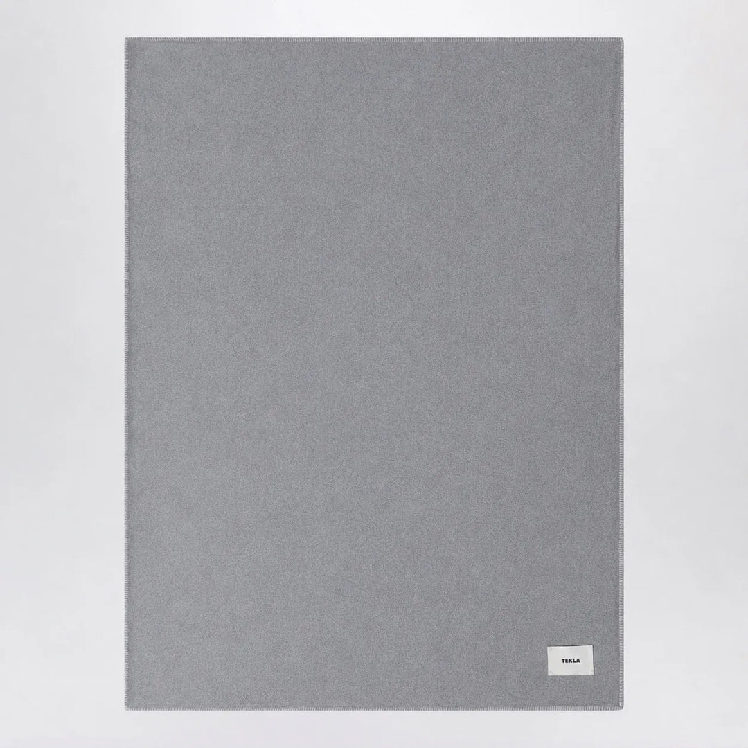 Tekla - Grey lambswool blanket Brand Apparel &amp; Accessories U