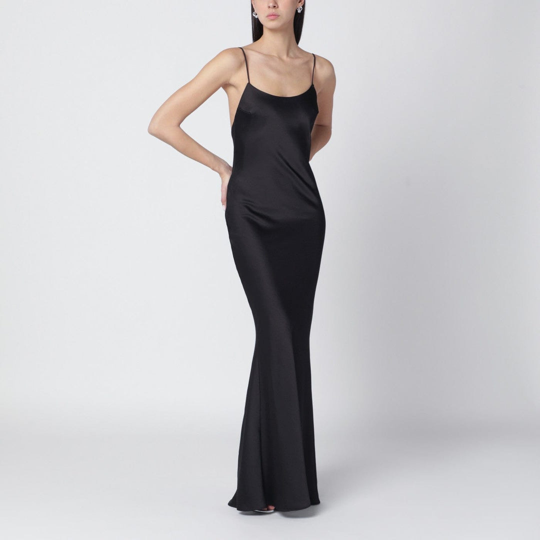 Apparel & Accessories THE ANDAMANE - Black Ninfea dress with back draping Brand