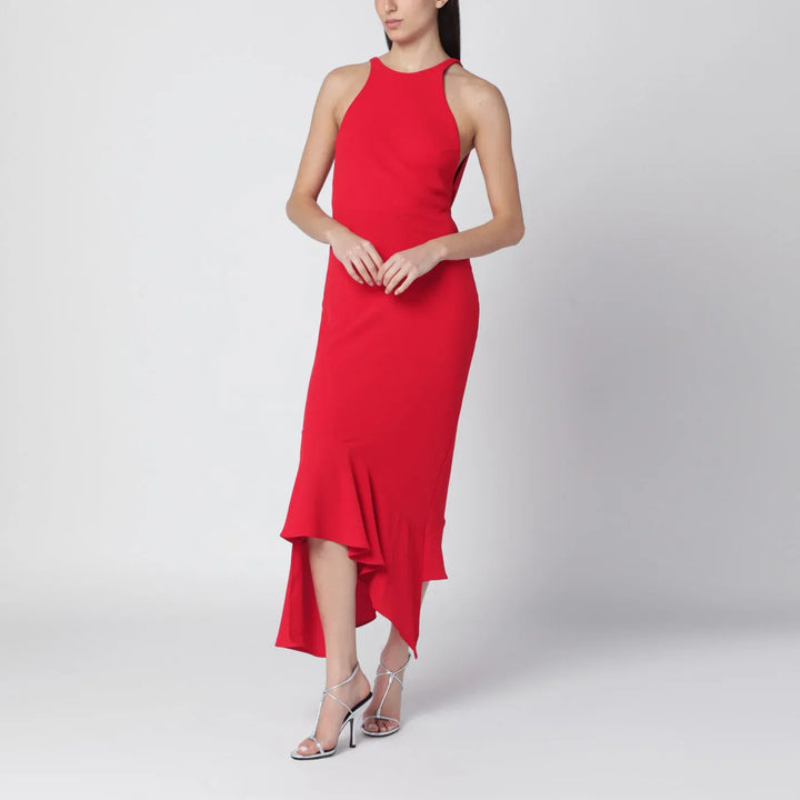 THE ANDAMANE - Red Carmen open-back dress Brand Apparel &amp; Accessories 38  IT