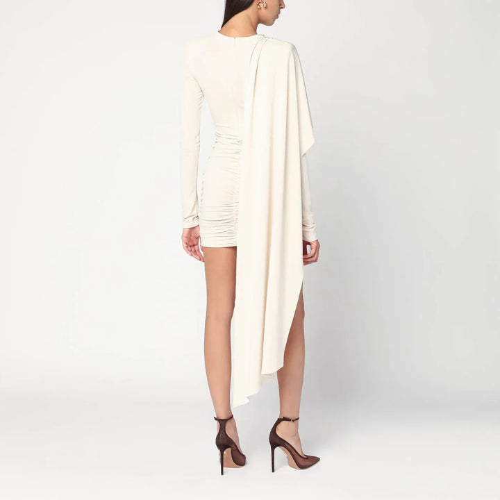 THE ANDAMANE - Xenia ivory mini dress Brand Apparel &amp; Accessories 40  IT