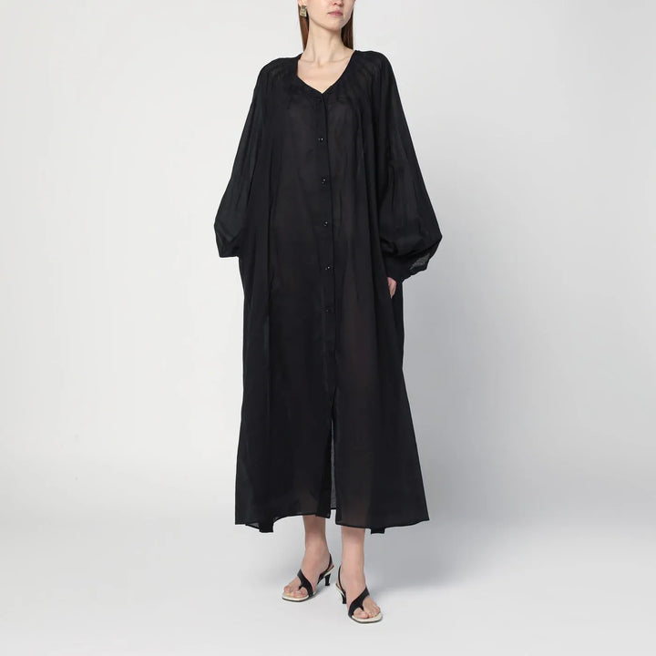 TheLatest - Loose black dress in cotton Brand Apparel &amp; Accessories XS