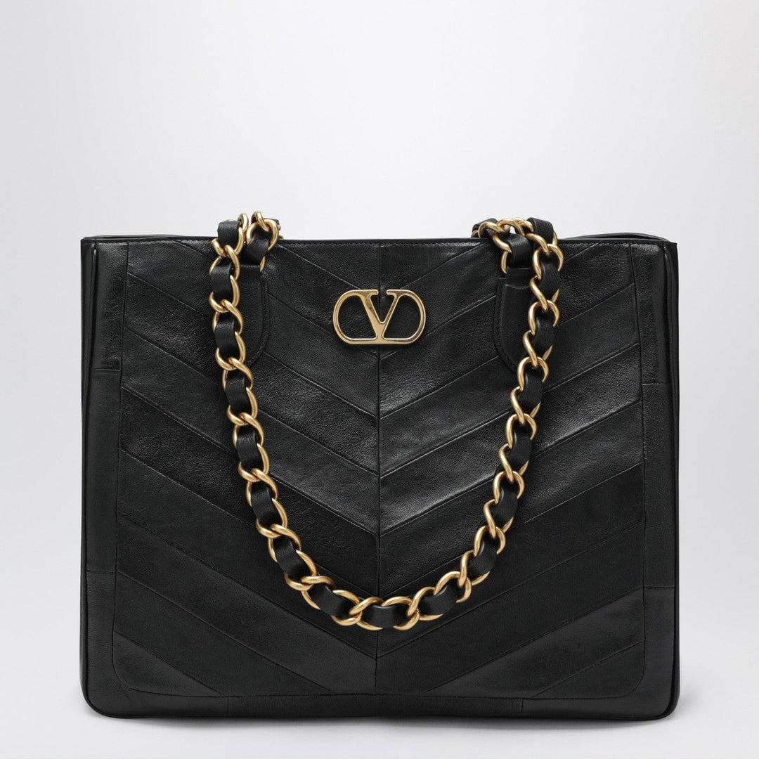 Apparel &amp; Accessories TU Valentino Garavani - Black Laseine Shopping Bag Brand