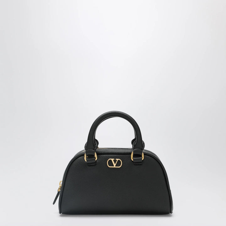 Valentino Garavani - Black VLogo Signature mini duffle bag in grained calfskin Brand Apparel &amp; Accessories TU