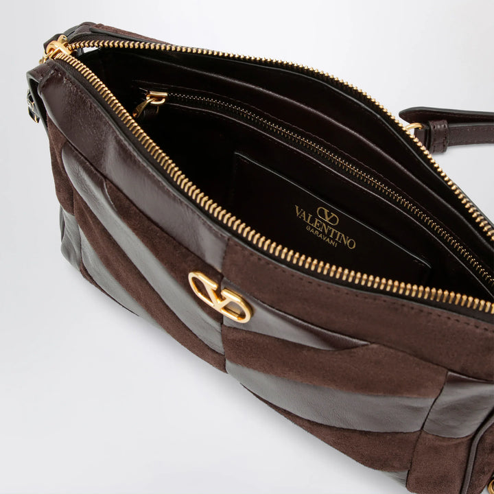 Valentino Garavani - Panthea small shoulder bag in ebony brown Brand Apparel &amp; Accessories U