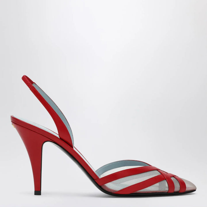 Valentino Garavani - Red ImpuDance Slingback Décolleté Brand Apparel &amp; Accessories 36 IT