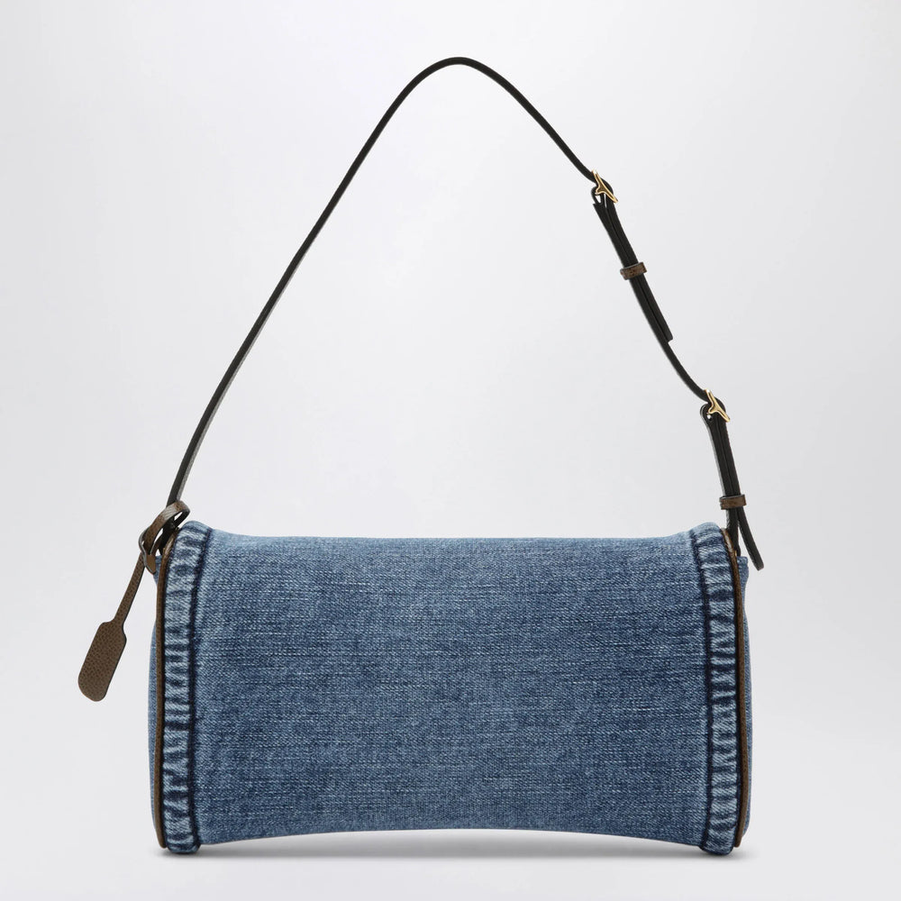Valentino Garavani - Small DeVain denim shoulder bag Brand Apparel & Accessories TU