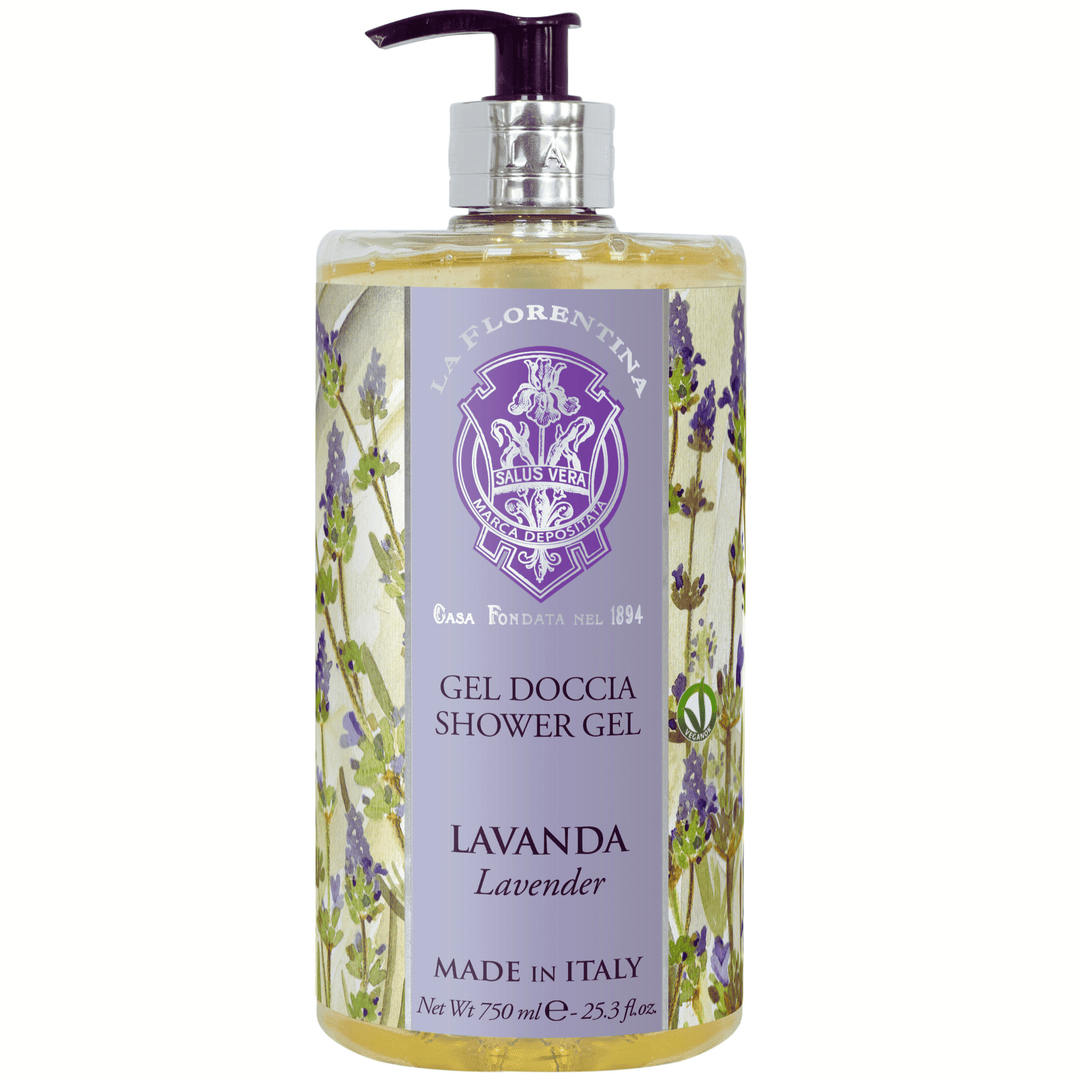 La Florentina Bath Foam & Shower Gel La Florentina Lavender Shower Gel Bottle Pump 750ml Brand