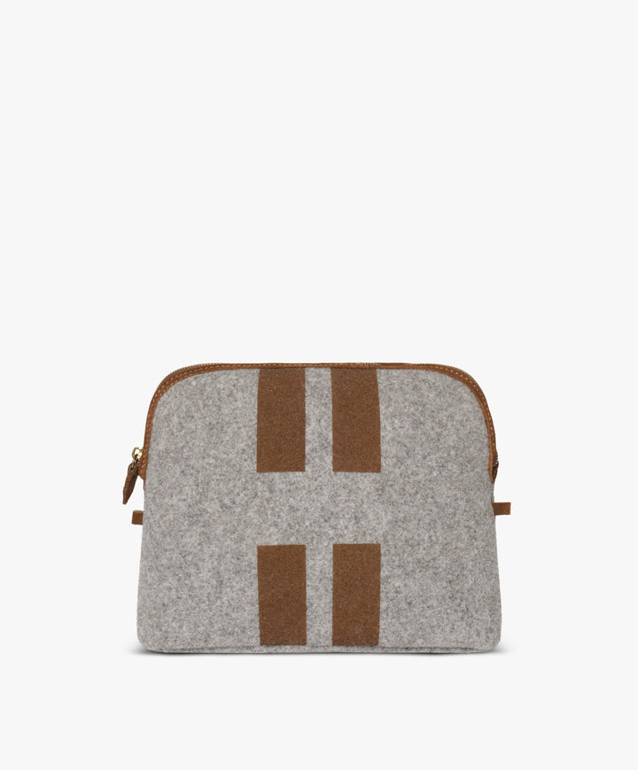 My Style Bags Personalised Felt Large Pouch – Grey Brand Beauty Case