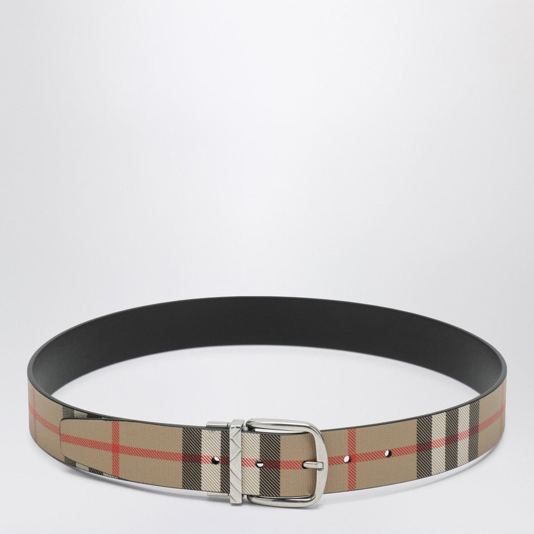 Belts Burberry - Reversible belt with Check buckle Brand