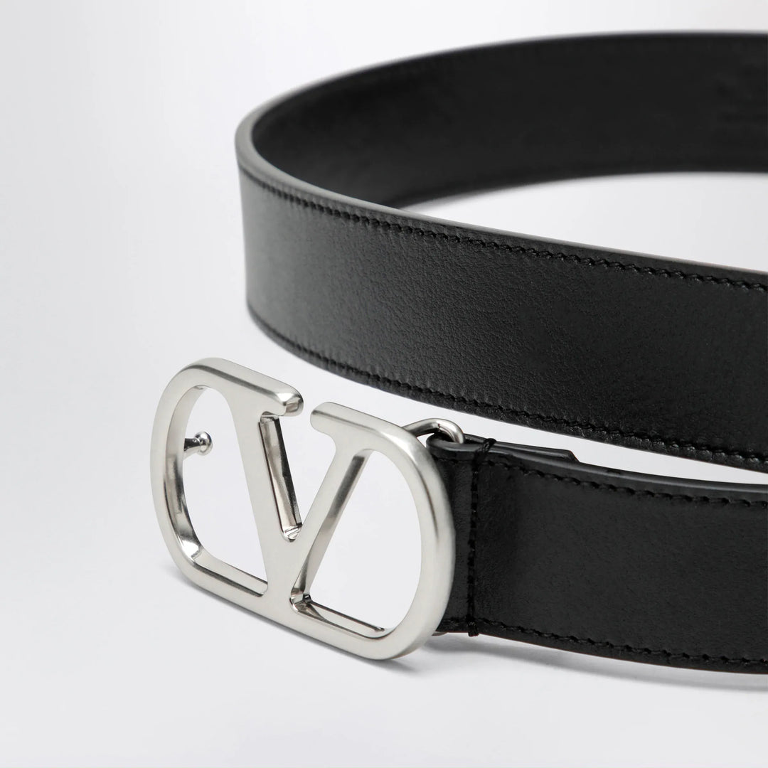 Valentino Garavani - Black VLogo Signature belt Brand Belts 100 EU