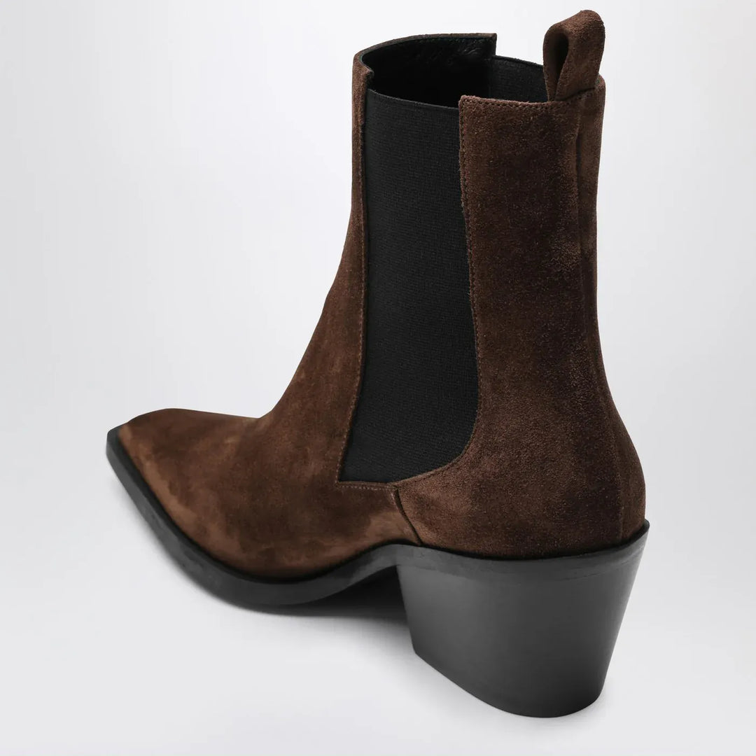 A.EMERY - The Leo ankle boots in cognac suede Brand Boots