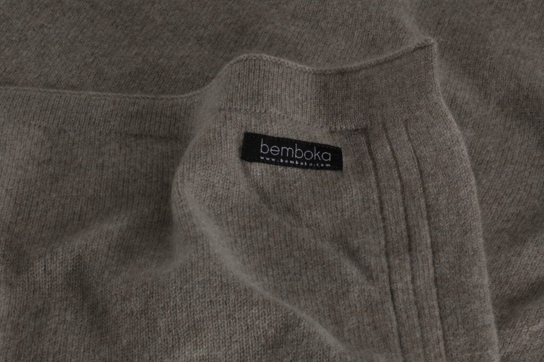 Bemboka CASHMERE THROWS 120x170cm Mocha Bemboka Jersey Italian Cashmere Throws - Pre-Shrunk Brand