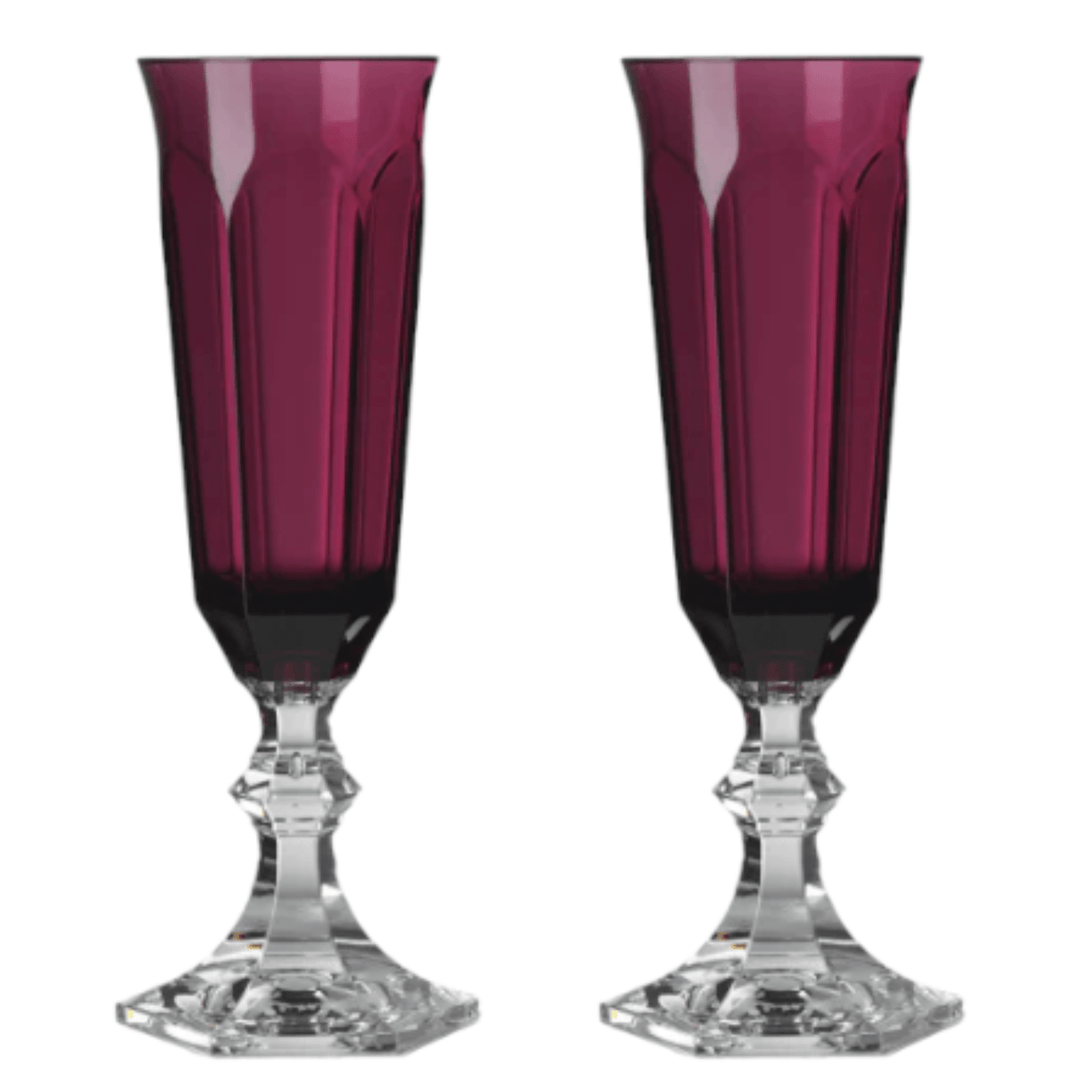 Mario Luca Giusti Champagne Flute Mario Luca Giusti Dolce Vita Set of 2 Champagne Flute Ruby Brand